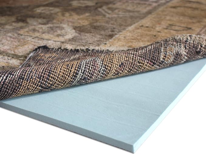 RUGPADUSA - Cloud Comfort Memory Foam - 6'x10' - 7/16" Thick - Luxurious Cushioned Rug Pad - Water Resistant
