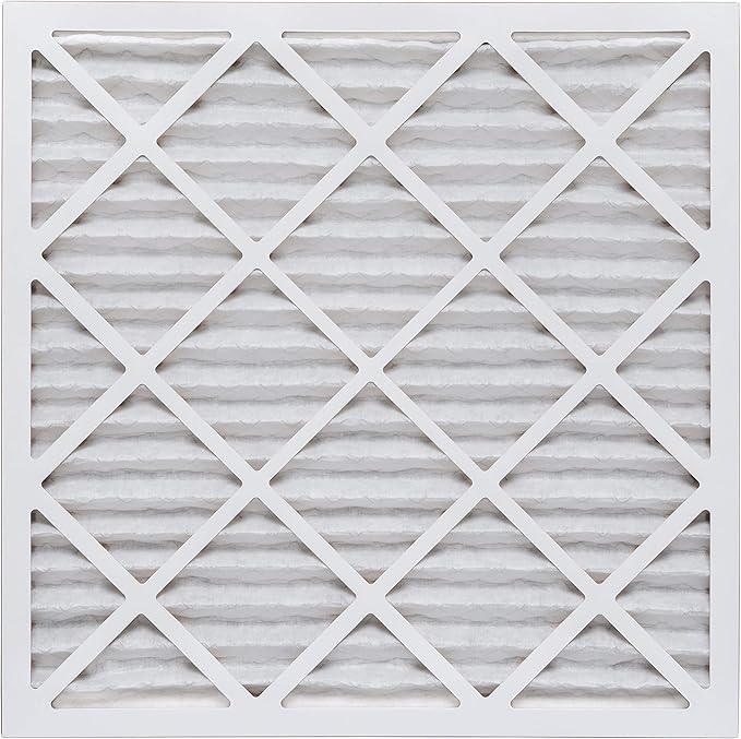 Aerostar 25x25x1 MERV 8, Pleated Air Filter, 25x25x1, Box of 6, Made in the USA