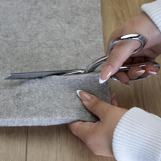 RUGPADUSA - Eco-Plush - 12'x15' - 1/2" Thick - 100% Felt - Luxurious Cushioned Rug Pad - Available in 3 Thicknesses, Many Custom Sizes