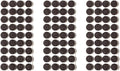 Furnigear Felt Furniture Pads for Hardwood Floors - Self Adhesive Chair Felt Pad, Floor Protector for Furniture Feet, Furniture Sliders Moving Furniture Smoothly, Anti Scratch 108 Pcs 5/8" Round Brown