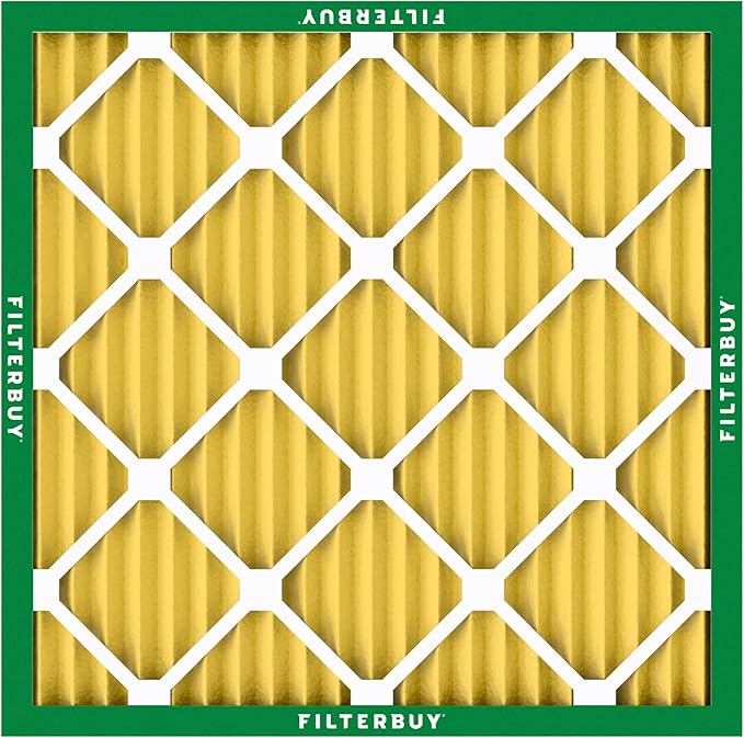 Filterbuy 19x19x1 Air Filter MERV 11 (MPR 1200) Allergen Defense Replacement (4-Pack), Electrostatic Pleated HVAC AC Furnace Filters, Made in USA (Actual Size: 19.00 x 19.00 x 0.75)
