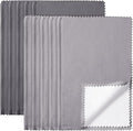 Breling 10 Pcs Silver Jewelry Polishing Cloths 6 x 8 inches Jewelry Cleaning Cloth Sterling Polish Cloths for Jewelry