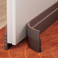 GroTheory 2 Pack Door Draft Stopper, Under Door Draft Blocker, Soundproof Door Sweep Weather Stripping for Doors, 39" L x 2" W Brown, Home Improvement for New Home