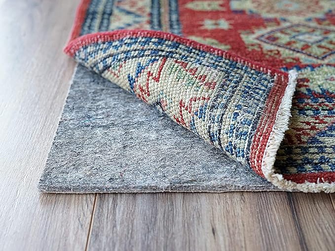 RUGPADUSA - Dual Surface - 2'x5' - 1/4" Thick - Felt + Rubber - Non-Slip Backing Rug Pad - Safe for All Floors