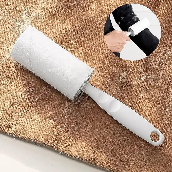 Lint Rollers for Pet Hair Extra Sticky, 400 Sheets Mega Value ，Clothing Hair Remover, Dog and Cat Hair Remover, Sofa Hair Roller, Hair Remover for Clothes, Furniture, and Carpets