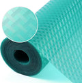 Blue Shelf Liners for Kitchen Cabinets Refrigerator Liners Waterproof & Oil-Proof Kitchen Cupboard Liner Drawer Mats EVA Material Non Adhesive Fridge Liner 17.5 x 236.2 Inches x 2 Rolls
