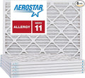 Aerostar 18x22x1 MERV 11, Pleated Air Filter, 18x22x1, Box of 6, Made in the USA