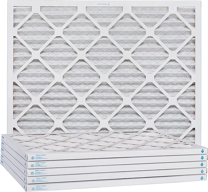 Aerostar 8x18x1 MERV 11, Pleated Air Filter, 8x18x1, Box of 6, Made in the USA
