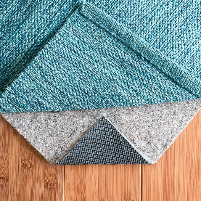 RUGPADUSA - Dual Surface - 2'6" x 9' - 1/8" Thick - Felt + Rubber - Non-Slip Backing Rug Pad - Adds Low-Profile Comfort and Protection