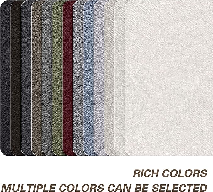 KING MOUNTAIN Coarse Linen Repair Patches, Self-Adhesive Linen Fabric Patches, 8X11 inch, Multi Color, Can be Used for Linen Sofa Repair and Linen Clothes Repair(8" x 11",Chocolate Brown)